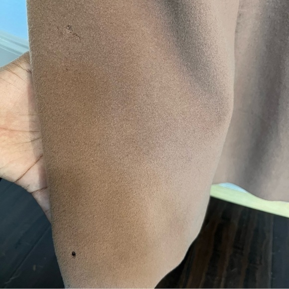 Aquascutum London Cashmere Wool Fur Vintage Trench Coat - Picture 7 of 10